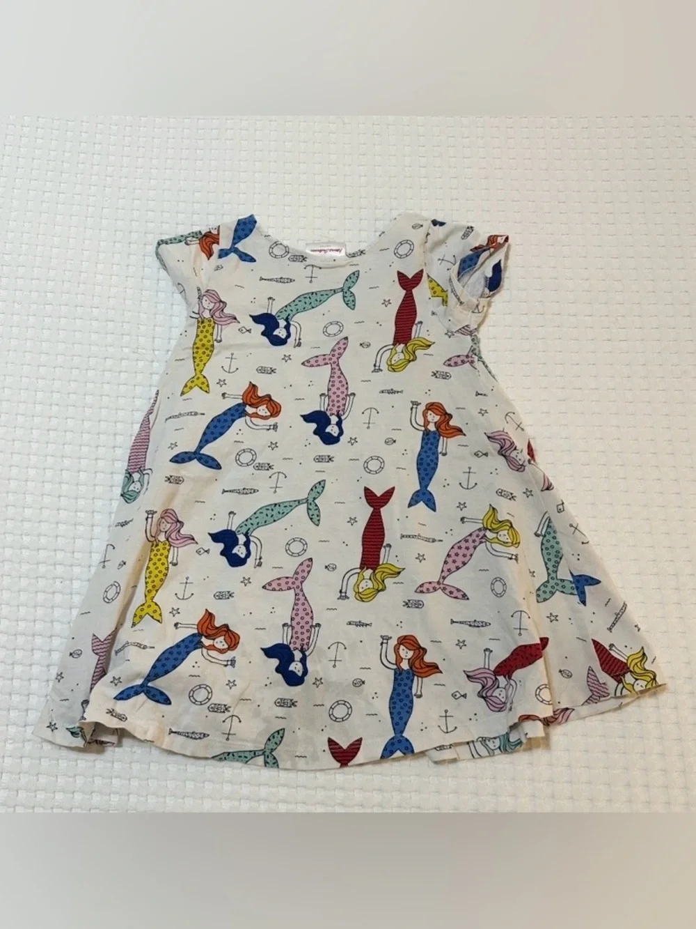 Hanna Andersson Bundle Of 2 Play Dresses Ladybug/Mermaid Girls Size 100 4